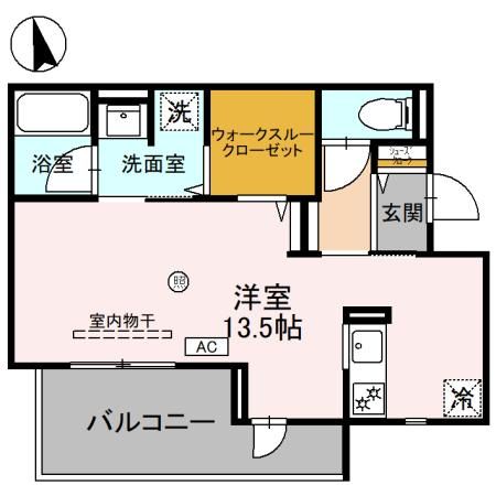 三島郡島本町桜井のアパートの間取り