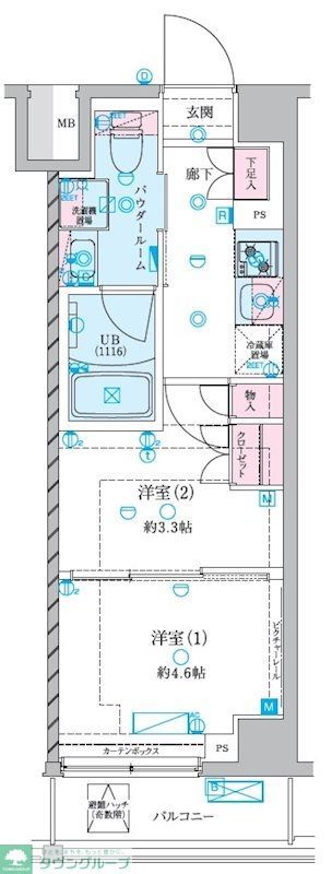 GENOVIA押上IIの間取り