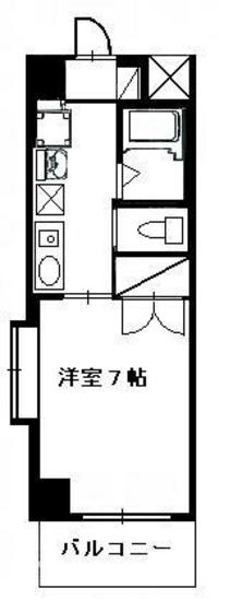 安芸郡府中町本町のマンションの間取り