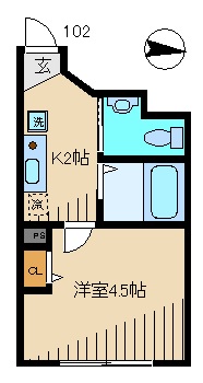 レジーナ南馬込の間取り