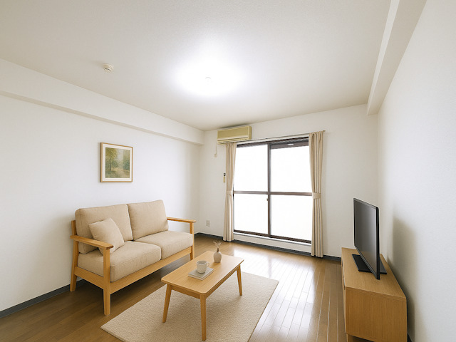 居室・リビング　CGで家具等を配置したもので家具等は含まれません。