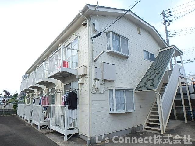 建物外観　都市ガス使用のアパートです。