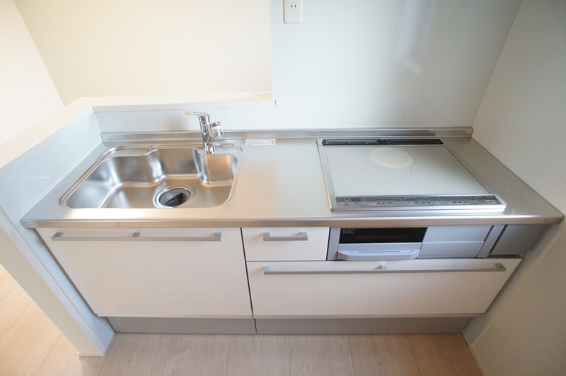 キッチン　お手入れしやすいIHコンロ！