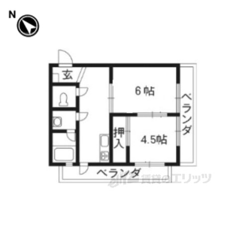 リバーサイドマンションの間取り写真