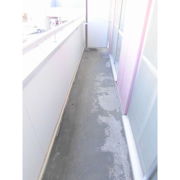 バルコニー　※写真は別号室です。