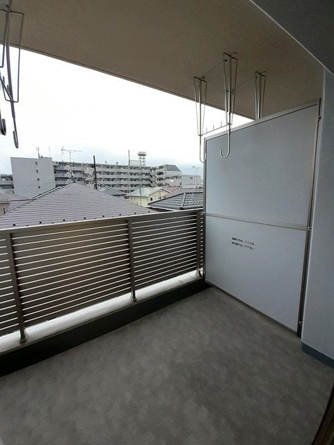 バルコニー　南東向きです。
