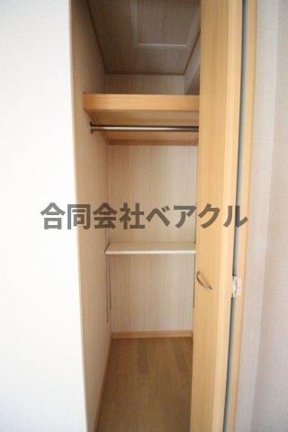 収納　たっぷりとした収納スペースです