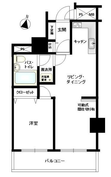 ライオンズマンション植物園第2の間取り写真