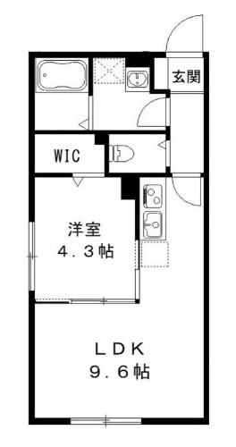 京成松戸線 みのり台駅 徒歩3分 3階建 築8年の間取り写真