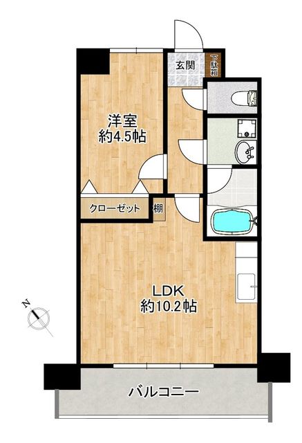 SOLLIEVO箱崎の間取り写真