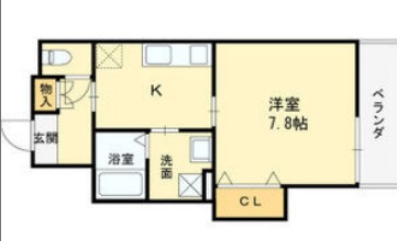 クレアール西今川の間取り写真