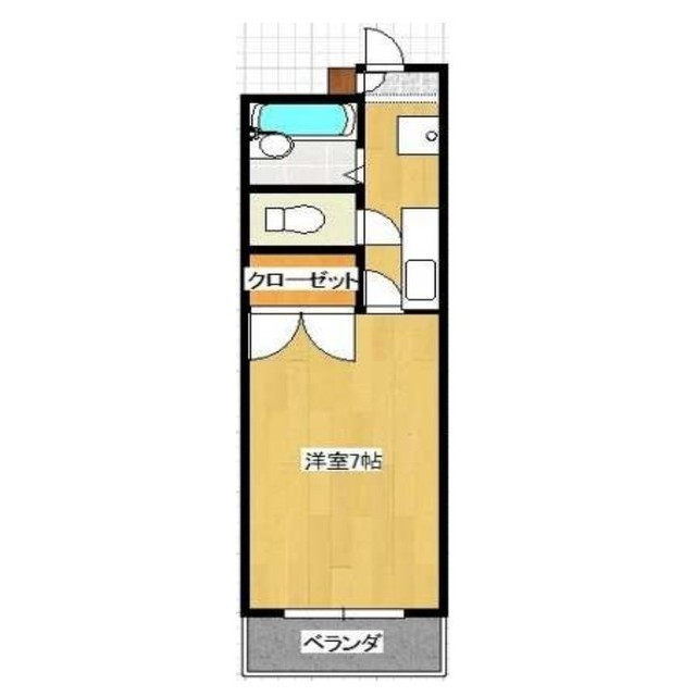 青山ハイツの間取り写真