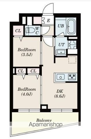 SーRESIDENCE高井戸EASTの間取り写真