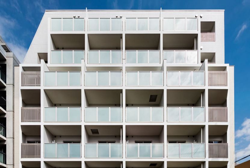 建物外観　★デザイナーズ物件、外壁コンクリート造★