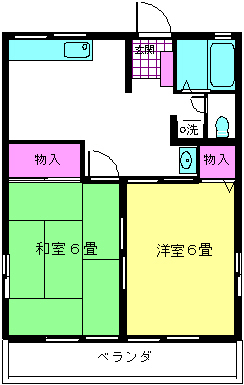 アネシスあさひの間取り