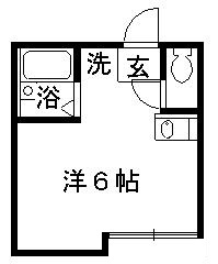 埼玉県さいたま市見沼区東大宮６（アパート）の賃貸物件の間取り