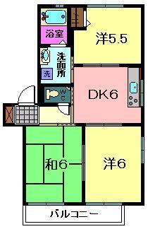 【グランシード友愛Ａ棟の間取り】