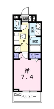 ＪＲ山陽本線 福山駅 徒歩56分 3階建 築5年の間取り写真