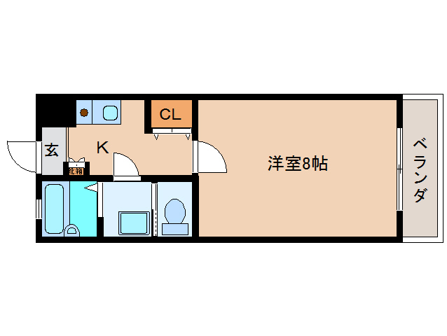 大和高田市片塩町のマンションの間取り