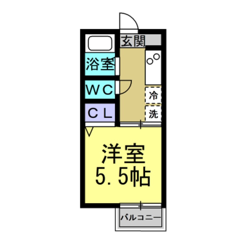 エクレル若草の間取り