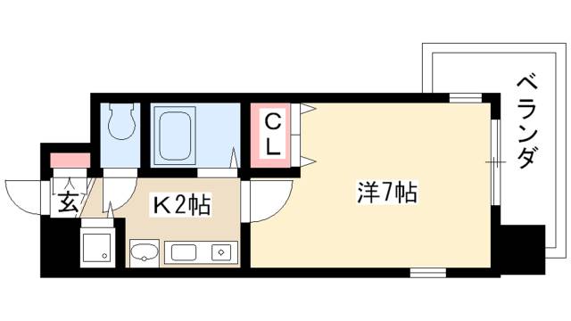 プレサンス桜通アベニューの間取り