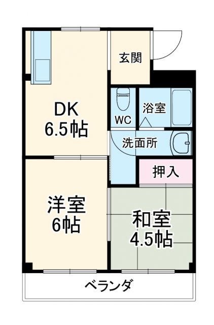 長久手市桜作のアパートの間取り