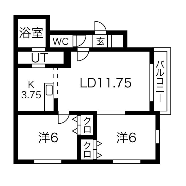 フィオーレIIの間取り