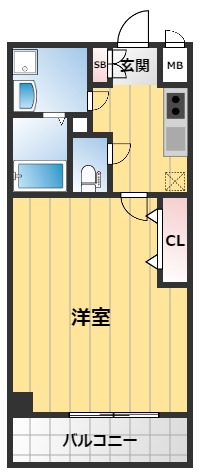 ブリランテ都島の間取り