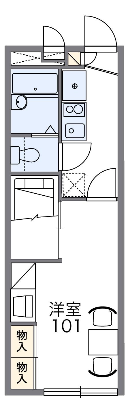 レオパレス西はりまの間取り