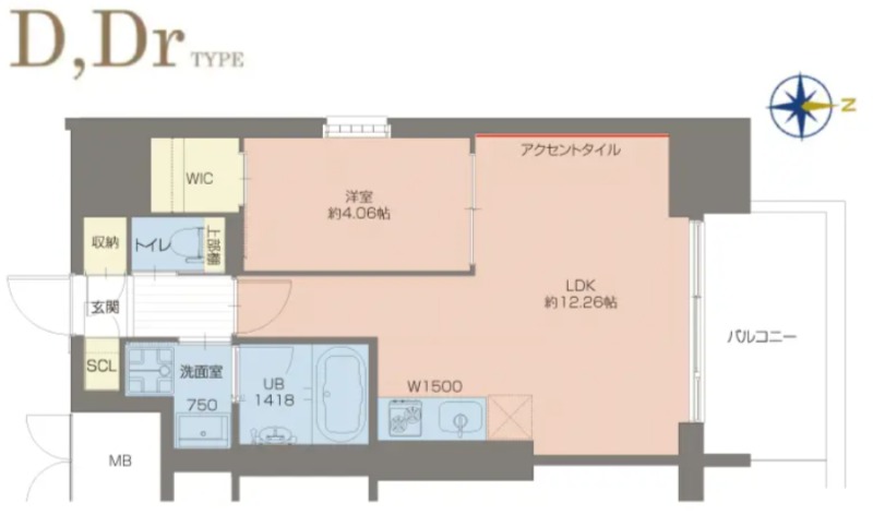 レオングラン本町橋の間取り