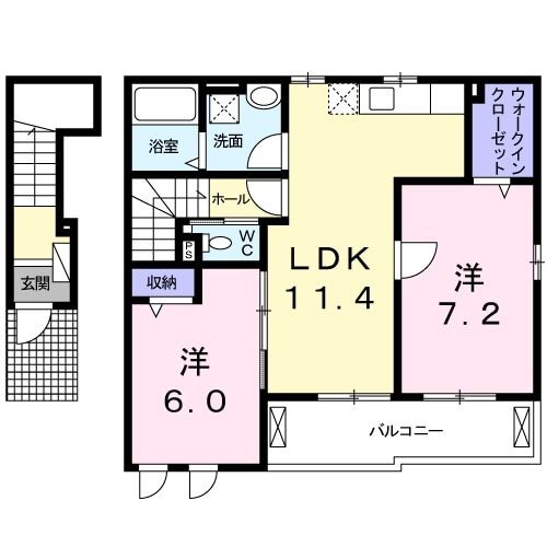 ムーラン　ルージュの間取り