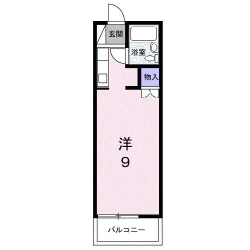 小田原市早川のマンションの間取り