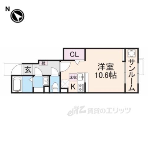 ルミエール弥栄１の間取り