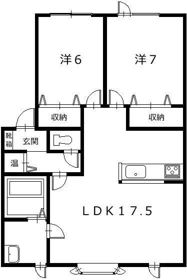 ユトリロ５の間取り