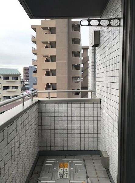 バルコニー　いい天気になりますように