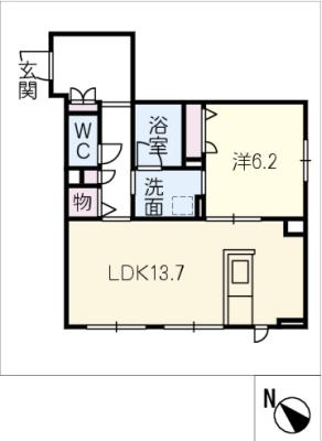 シャーメゾン　ヴィア　ソーレの間取り