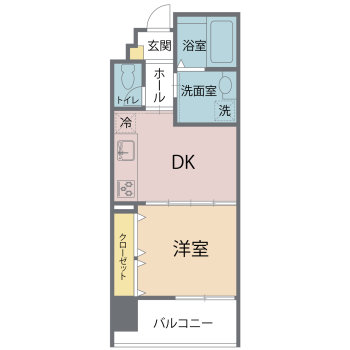 サンハイツ堀川IIの間取り