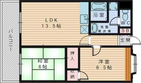 サンシャイン渡辺の間取り