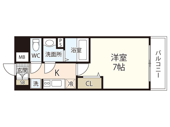 【プレサンス広島中央の間取り】