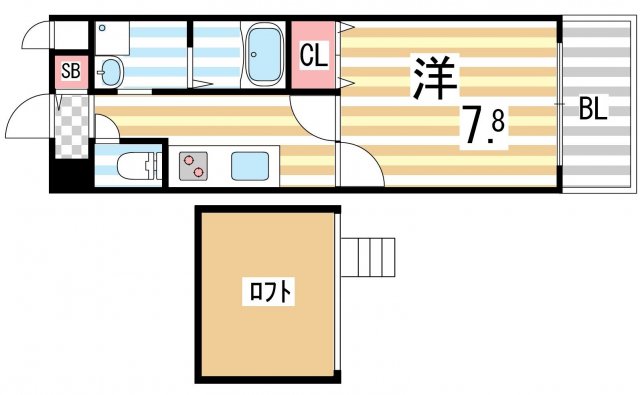 CASSIA住道の間取り