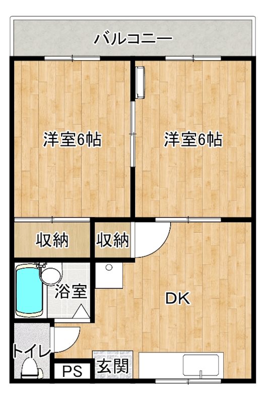 カルートン博多の間取り