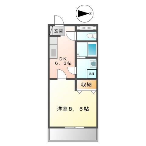 タケダビルIIの間取り