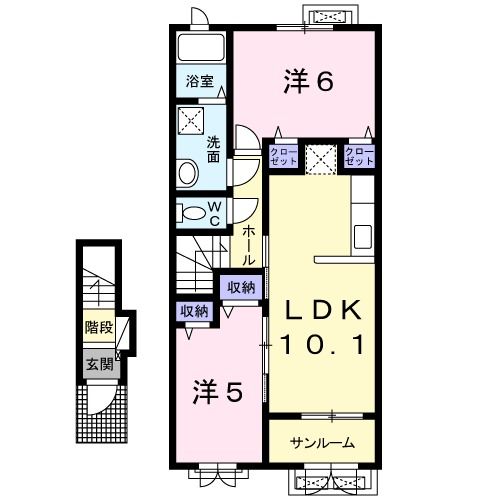 ベル　ボニータ　IIの間取り