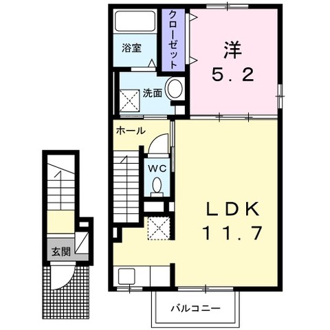 プレシス中津１の間取り