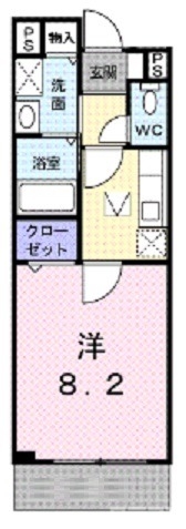 ルーナジェーヌ堀川の間取り