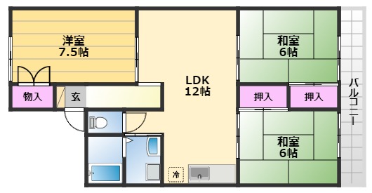 ピュアハイツの間取り