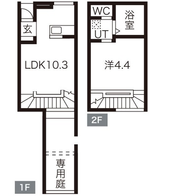 QRESTIA塩釜の間取り