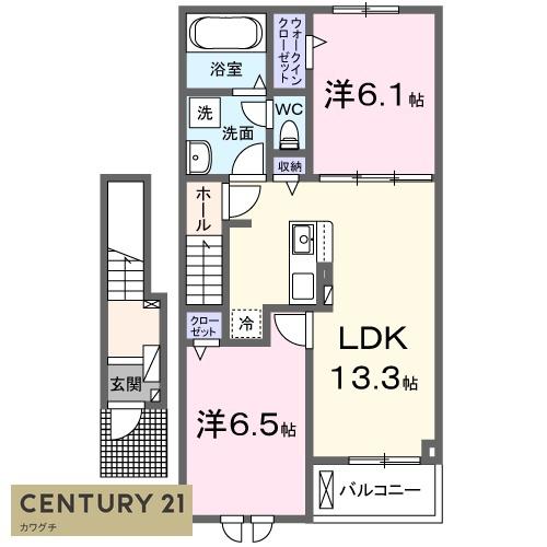 グリッタープレイス桜の間取り