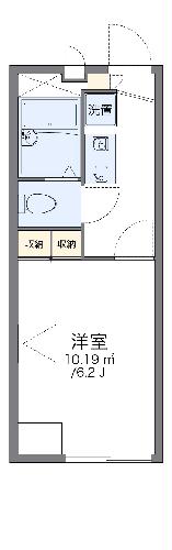 レオパレス糸田橋南の間取り