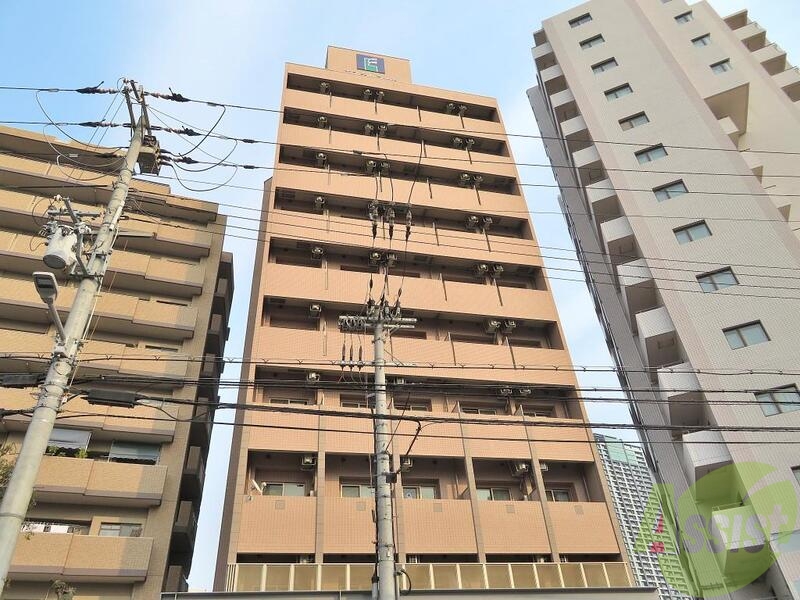 【大阪市北区豊崎のマンションの建物外観】